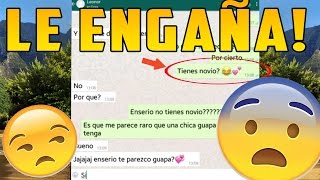 Descubro que su novia le engaña