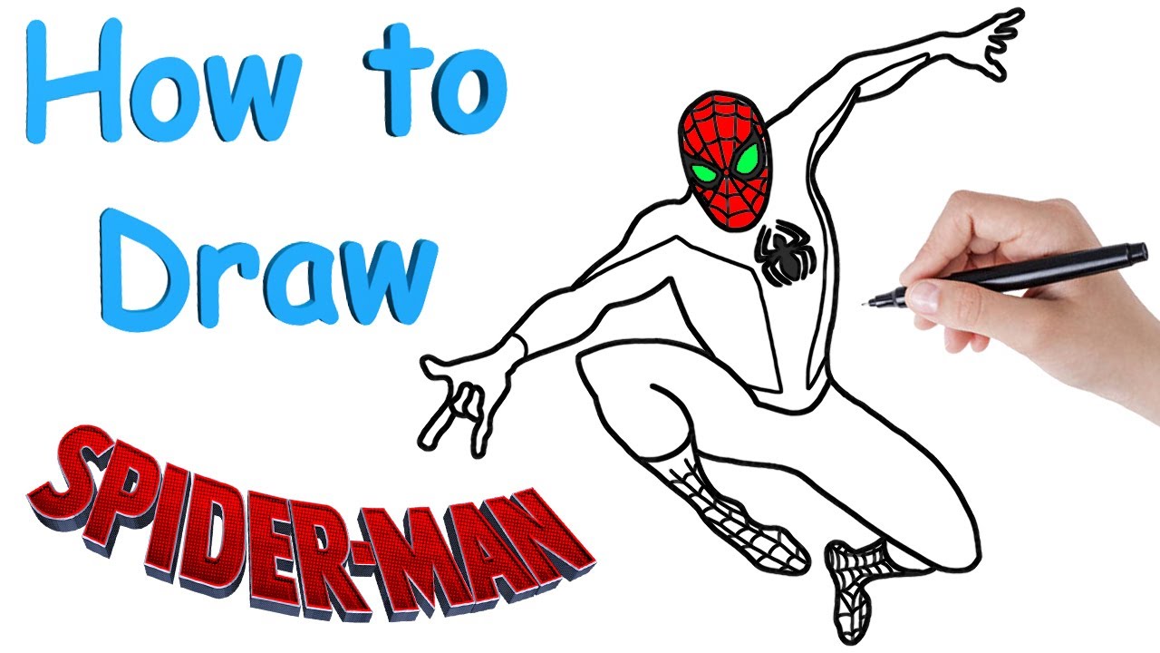 How To Draw Spider Man Step By Step Youtube How To Draw Spider Man Step By Step Youtube