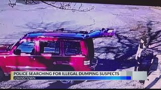 Police searching for illegal dumping suspects