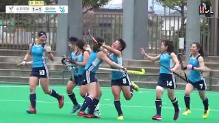 HJL2019【女子】スイープからリバースであわせて華麗なタッチシュート MF#8 町田 未来（駿河台大学LADYBIRDS）