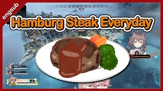 【05/22】Hamburg Steak Everyday【Natsuiro Matsuri 夏色まつり hololive ENGSUB】