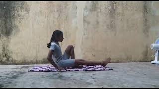 R tamizhini, female, 11-14, 2nd virtual yogasana competition- 2021