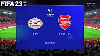 FIFA 23 | PSV vs Arsenal - Champions League UCL - PS5 Gameplay