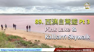 89. 西澳自駕遊Part 3：Hutt Lagoon \u0026 Kalbarri Skywalk (粵語配字幕)