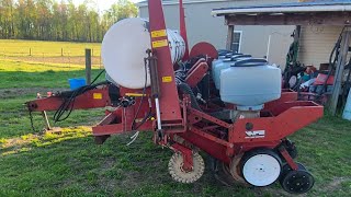 Working on the White 5100 Planter