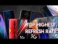 Top 5 smartphones with the highest screen refresh rate | AF Tech Review