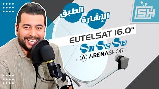 Hicham SABER هشام صابر | Eutelsat 16° الطبق الإشارة : استقبال قمر يوتلسات شرق