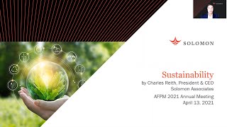 Sustainability Presentation - AFPM 2021 Annual Meeting