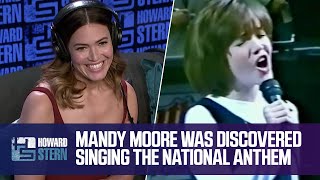 Mandy Moore Was Discovered While Singing the National Anthem as a Teenager (2018)