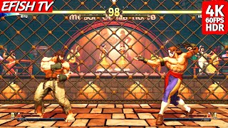 Ryu vs Vega (Hardest AI) - Street Fighter V | PS5 4K 60FPS