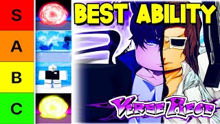 VERSE PIECE ABILITY TIER LIST! (BEST ABILITY) ROBLOX