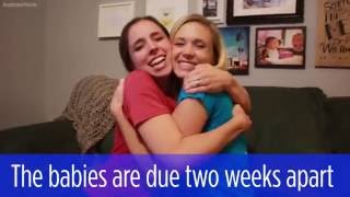 Sisters surprise each other with pregnancy news