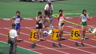 第73回全日本医歯薬獣医大学対抗陸上競技選手権大会　女子100m　準決勝第3組　2016/8/16