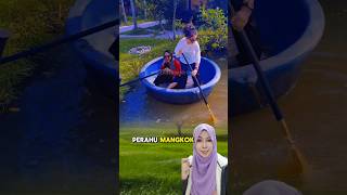 DUBBING KOCAK SAINGAN NAIK PERAHU MANGKOK ⁉️😆 #shortsvideo