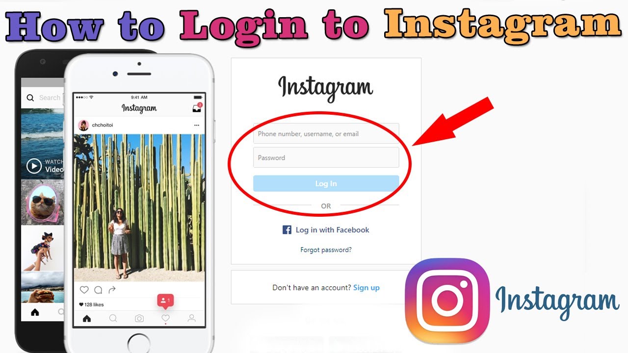 How To Login To Instagram Account In Laptop | Log In To Instagram Using ...