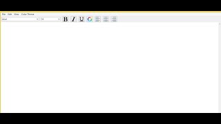 Simple Notepad Editor using Python