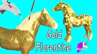 How To Make Custom Breyer Gold Florentine Horse Do It Yourself Melting Wax Painting Craft Video