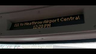 111 to Heathrow Airport Central (iBus)