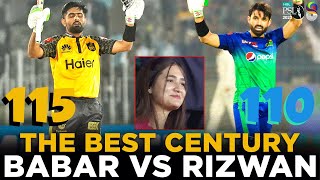 The Best Century | Babar Azam vs Mohammad Rizwan | HBL PSL 8 | MI2A