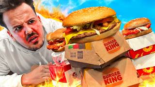 Eating the SPICIEST FOOD From Every Fast Food Restuarant!