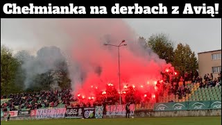 Chełmianka na meczu z Avią! Chełmianka Chełm vs Avia Świdnik 28.10.2023r.