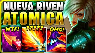 🤯¡SE VUELVEN LOCOS al ver la *BUILD de RIVEN AP* y este MAIN AATROX SE ENFADA SIN CONTROL! (VOMITÓ)