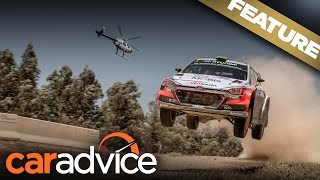 Helicopter versus Hyundai i20 World Rally Car | A CarAdvice Feature