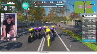 Zwift club ladder - Coalition V-Wings vs TFC Omega - Gotham Grind - 2024-11-18 #clubladder #zwift