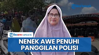 Nenek Awe Penuhi Panggilan Polresta Barelang, Puluhan Warga Rempang Beri Pengawalan