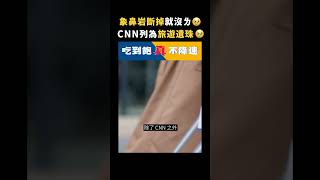 象鼻岩斷掉就沒ㄌ🥹CNN列為旅遊遺珠🥹｜志祺七七 #shorts