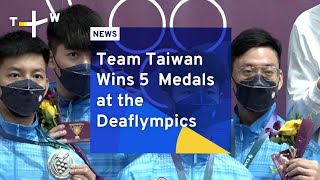 Team Taiwan Wins 5 Medals at the Deaflympics | TaiwanPlus News