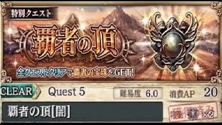 【幻獣契約クリプトラクト】覇者の頂　闇　攻略