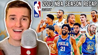 ASMR | 2023 NBA Season Recap 🏀 (whisper ramble)