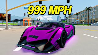 THE FASTEST CAR IN ROBLOX DRIVING EMPIRE