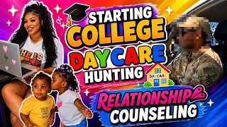 NEW CHAPTER IN MY LIFE + STARTING COLLEGE + DAY CARE HUNTING + CO PARENTING COUNSELING