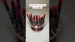 54 AMAZON LIP LINERS FOR $27😱👀 NABI #shorts