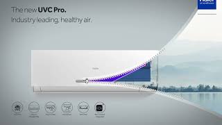 HAIER EXPERT - The New UVC Pro. Industry leading, healthy air.