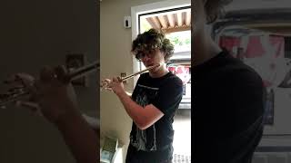 family friend plays SpongeBob on flute