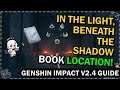 How To Get 'In the Light, Beneath the Shadow' Book? Collection of Dragons & Snakes Quest | Genshin