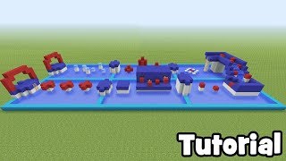 Minecraft Tutorial: How To Make A Wipe out Parkour Course "Easy Parkour Tutorial"