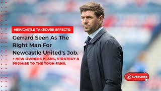 Gerrard Seen As the Right Man For Newcastle United's Job
