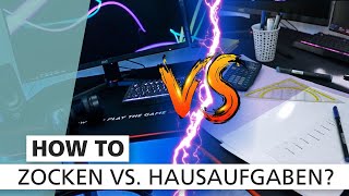 Zocken vs. Hausaufgaben? Gaming Setup für Spielspaß 👩🏻‍💻 UND effektives Lernen 🎓 | INTERIYEAH!