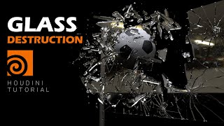 RBD glass destruction for Beginners | Houdini Tutorial | Hindi Tutorial