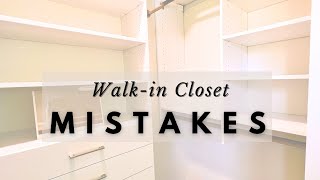 Walk In Closet MISTAKES You Don’t Want To Make! How I Maximize Space in a Small Walk In Closet