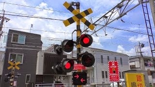 東急5050系電車 踏切通過集 東横線 都立大学4号 japan train