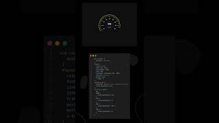 CREATE Your Own SPEEDOMETER with Html, CSS, and JavaScript!. #shorts