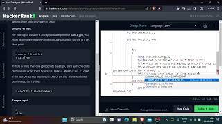 Java Hacker Rank Solutions :"Java DataTypes ||" 🚀|| Question-8 ||Sprint to 5 ⭐ Java badge