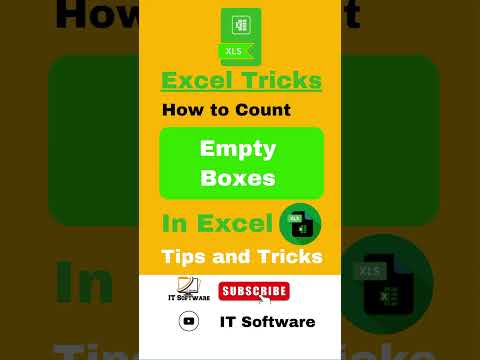 Contar cajas vacías en Excel || Avance de Excel ||#educación #shorts #exceltricks #exceltips #excel