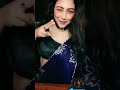 dance in blue saree u0026 black full sleeve blouse tango dancevideo dance saree cutemakeup tangolive