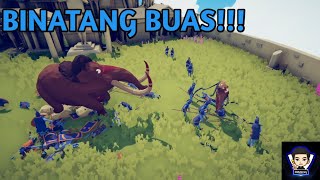 KITA PAKAI BINATANG BUAS YA GUYS YA - TOTALLY ACCURATE BATTLE SIMULATOR #10